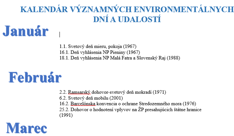 enviro kalendar